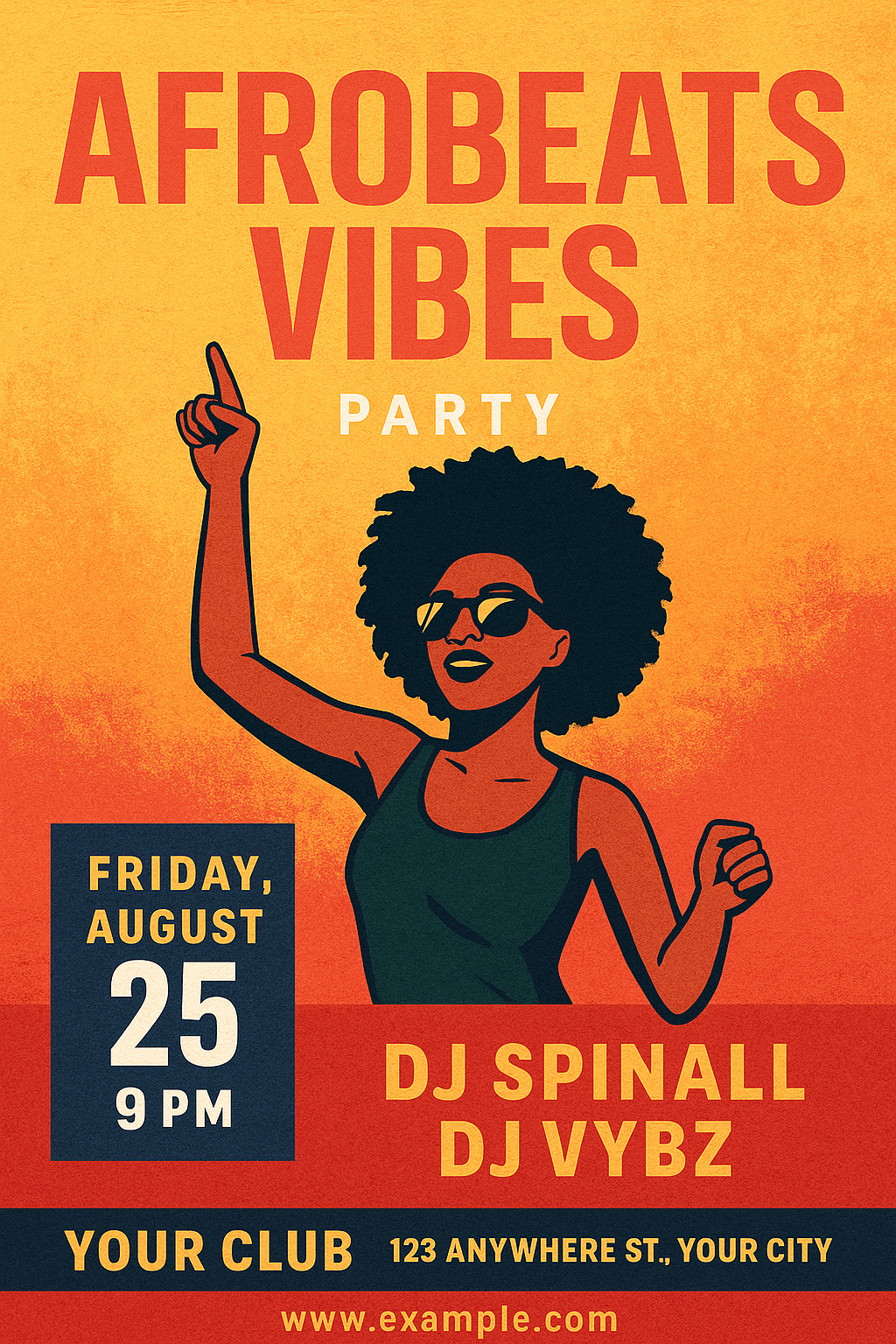 Afrobeats Vibes Flyer