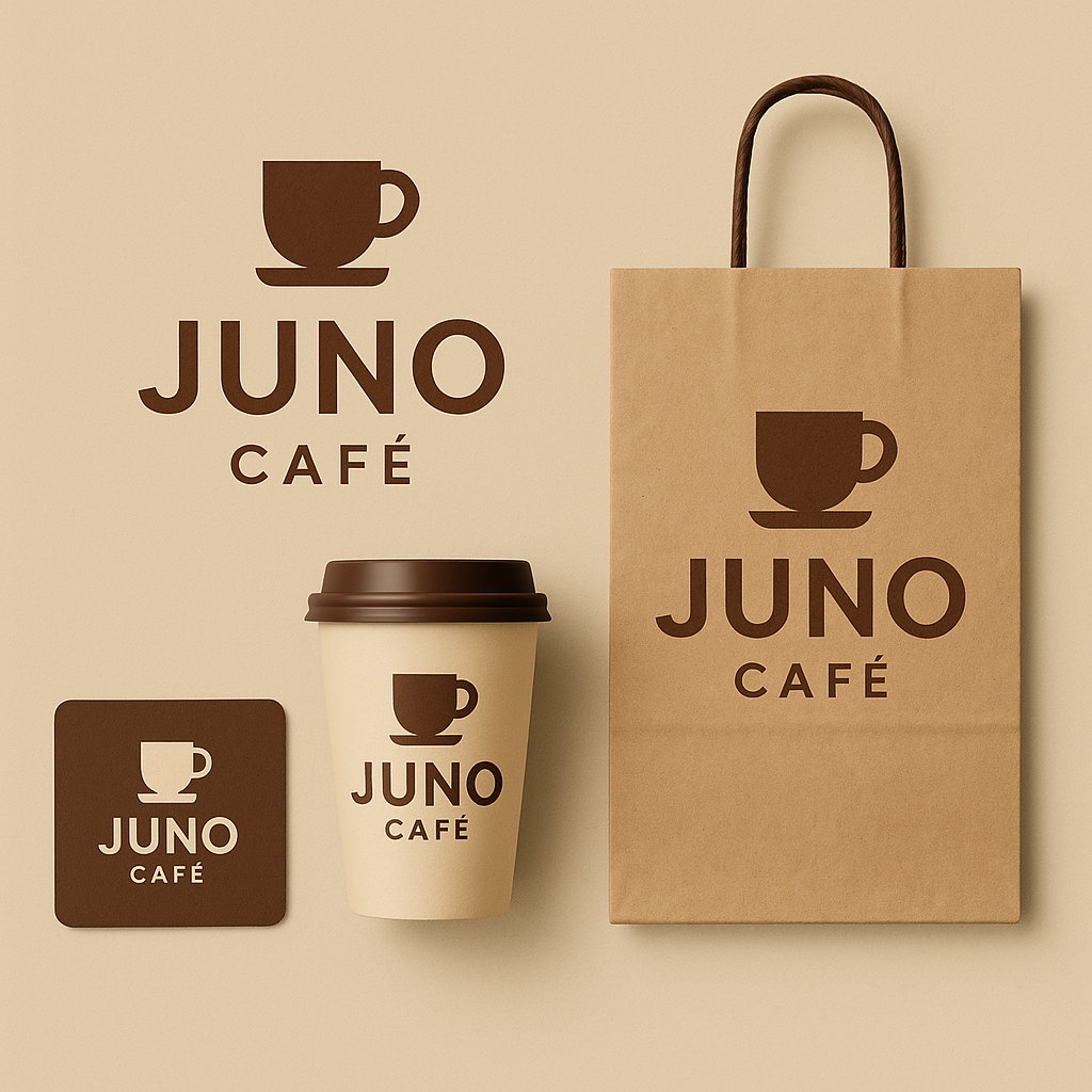 Juno Café Branding